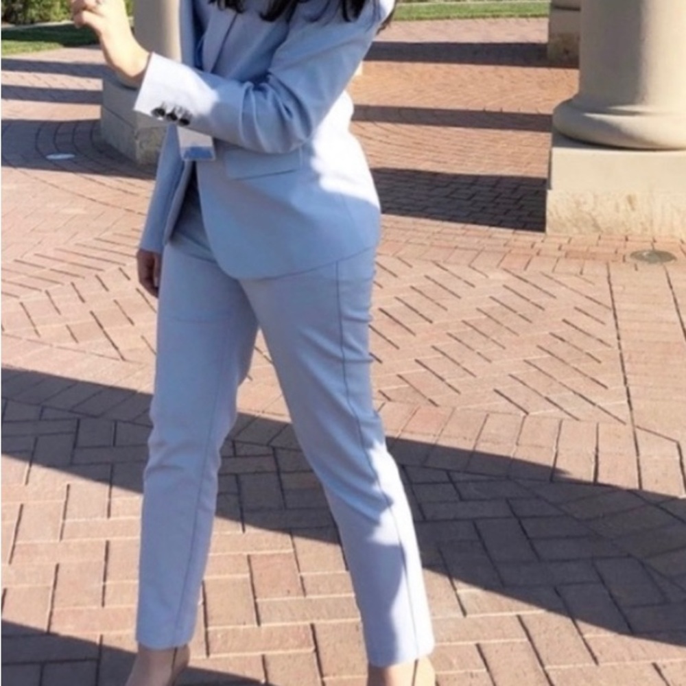 A New Day Baby Blue Blazer Pants Suit just sitting in my closet